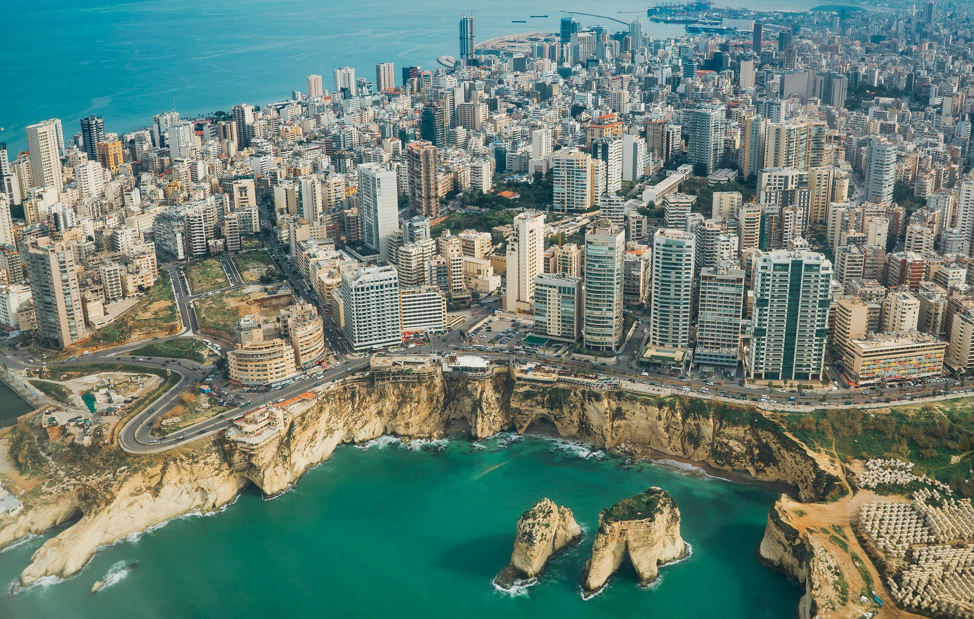 Coastal view of Lebanon